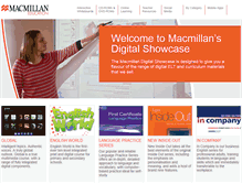 Tablet Screenshot of digicat.macmillaneducation.com